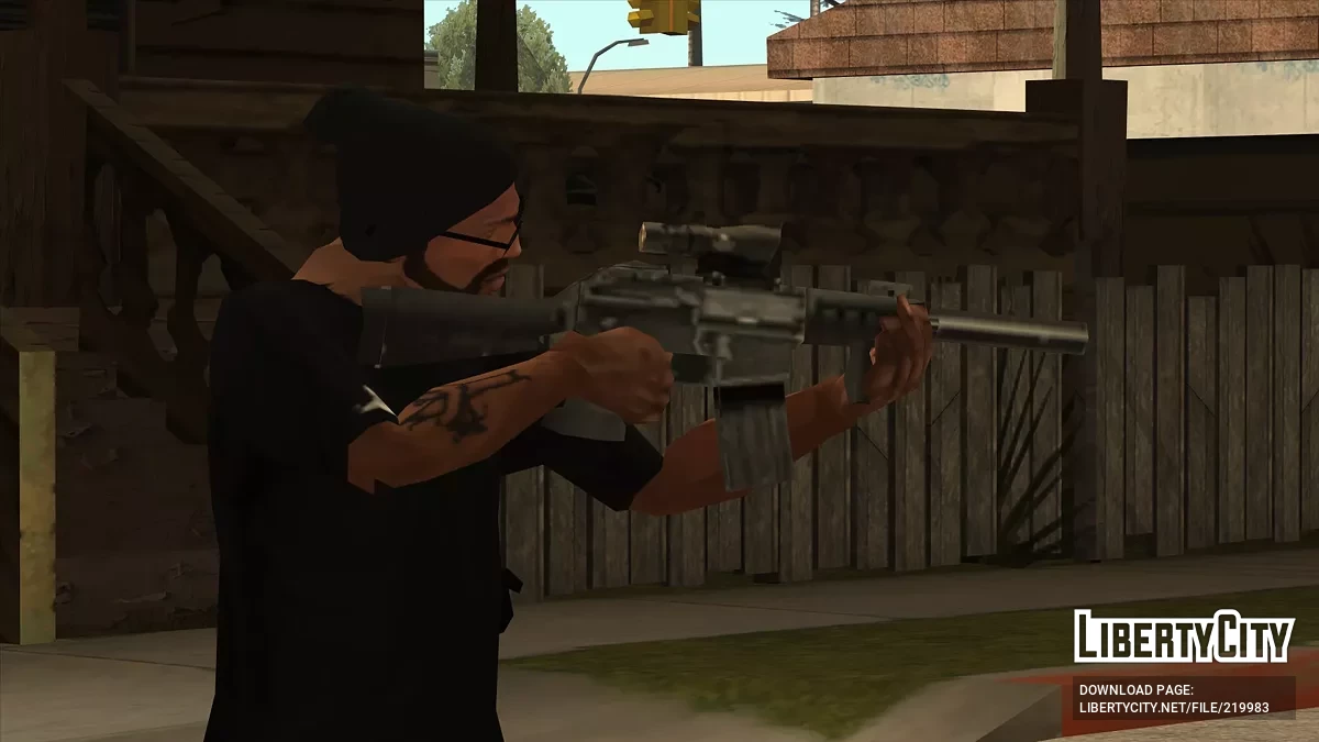 M4 укороченная с глушителем / GTA San Andreas