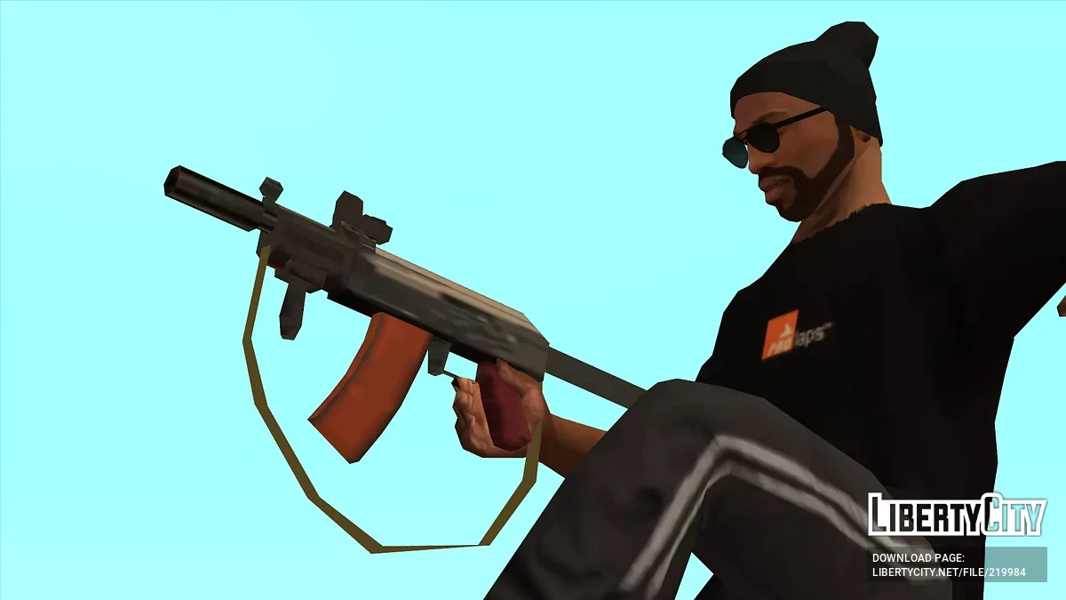 Укороченный Калаш с обвесами / GTA San Andreas