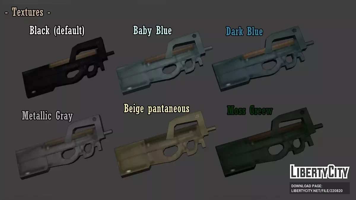 FN P90 (SA Style) / GTA San Andreas