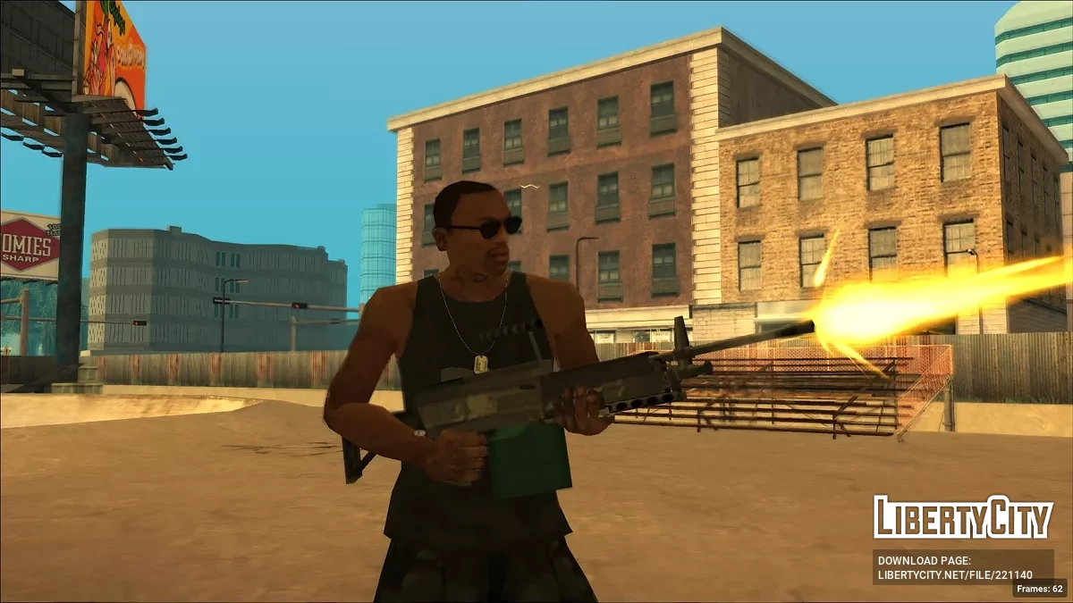 VCS M249 Remaster (SA Style) / GTA San Andreas