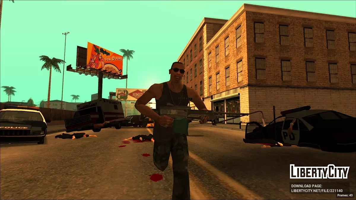 VCS M249 Remaster (SA Style) / GTA San Andreas