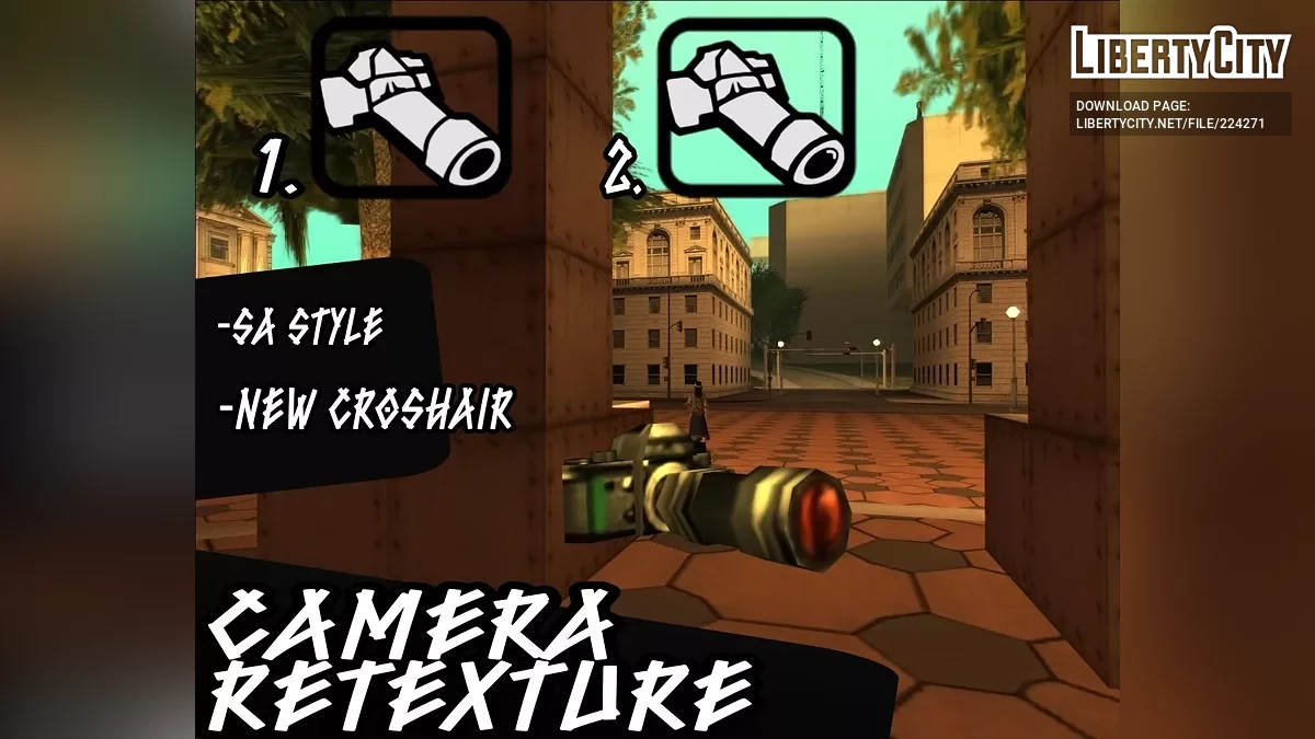 Camera Retexture (SA Style) / GTA San Andreas