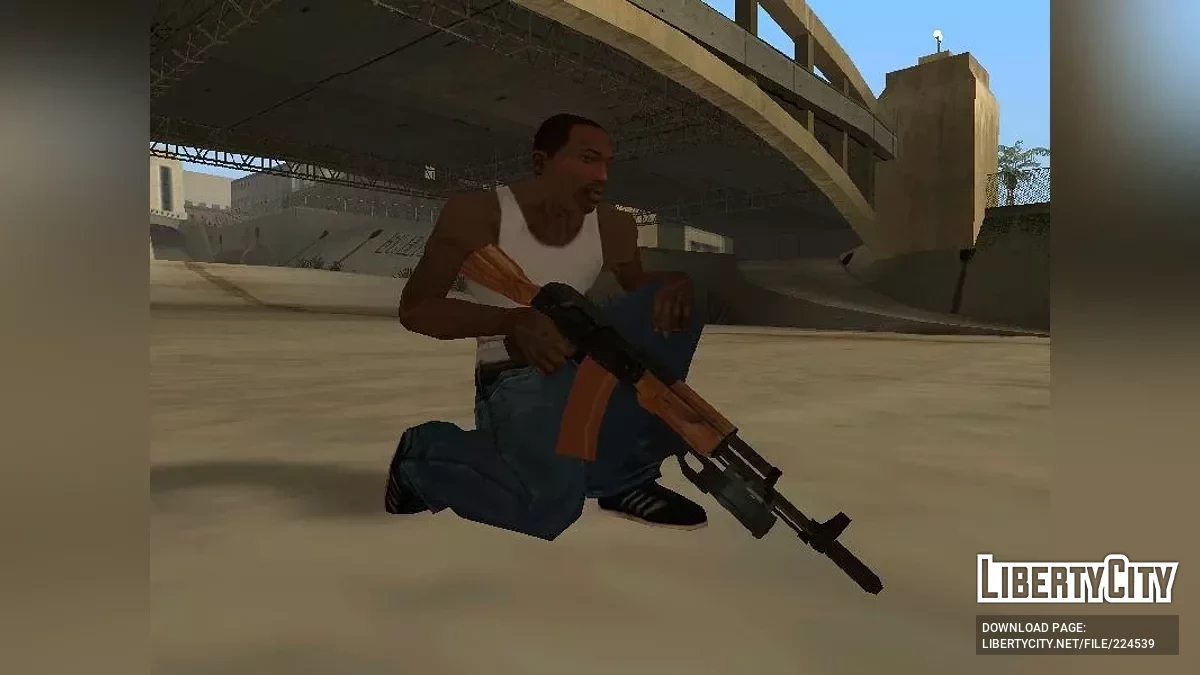 АК-74 с ГП-25 (SA Style) / GTA San Andreas