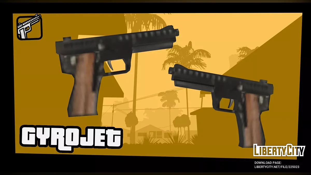 Gyrojet Rocket Pistol / GTA San Andreas