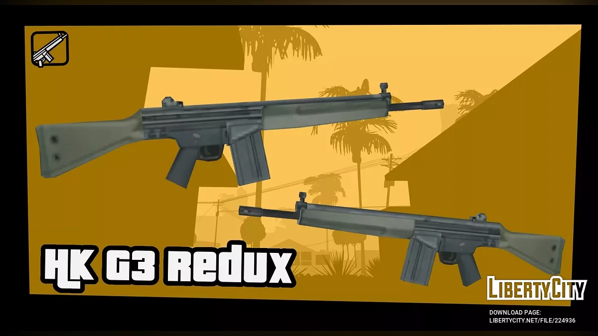 HK G3A2 [SA Style] / GTA San Andreas