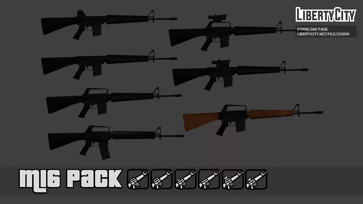 M16 Pack / GTA San Andreas