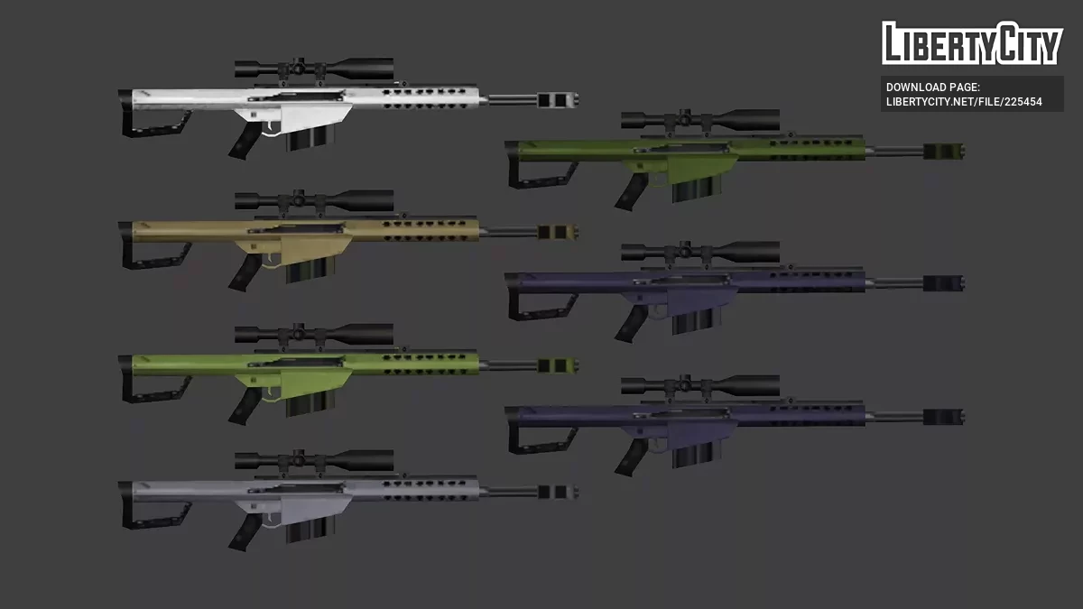 Barrett M82 Pack / GTA San Andreas