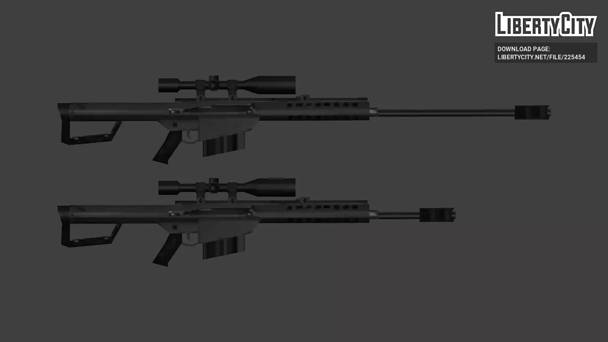 Barrett M82 Pack / GTA San Andreas