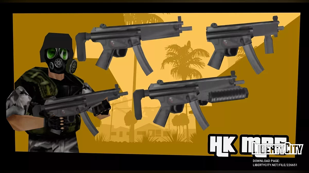 HK MP5 Mini Pack / GTA San Andreas