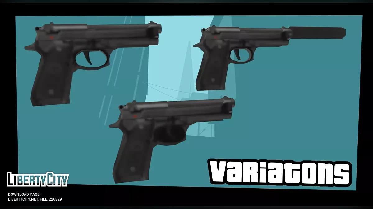 Beretta 92F Pack / GTA San Andreas