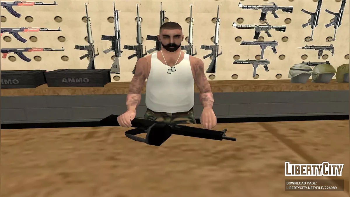 Обновлённое вооружение (неофициальный ремейк) / GTA San Andreas