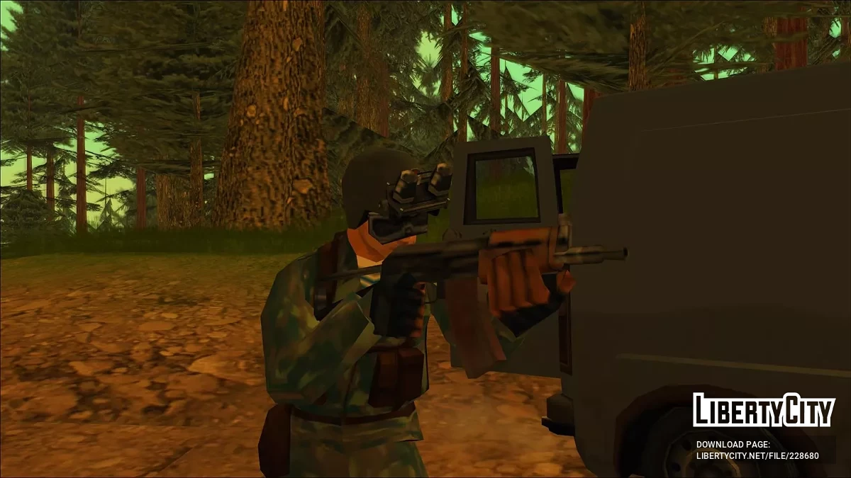 АКС-74у / GTA San Andreas