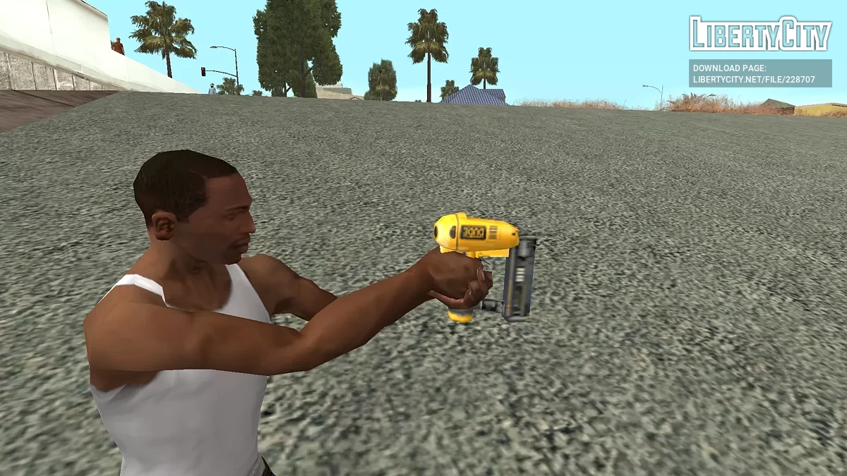 Бета гвоздезабивной пистолет / GTA San Andreas
