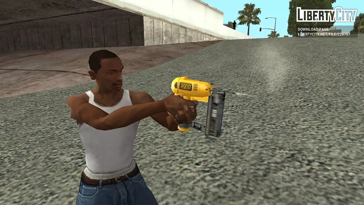 Бета гвоздезабивной пистолет / GTA San Andreas