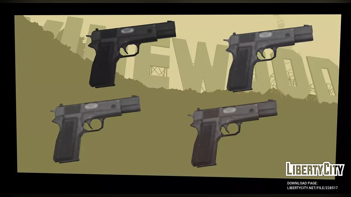 Browning Hi-Power (Mk II & III) / GTA San Andreas