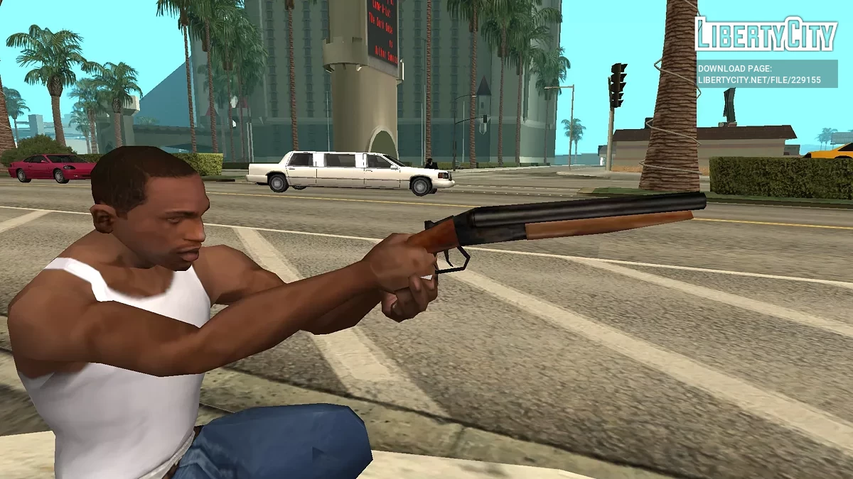 Обрубленная и короткая двуствольная дробовик / GTA San Andreas