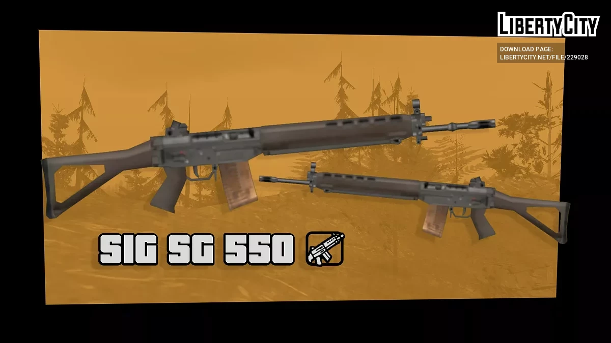 SIG SG 550 / GTA San Andreas