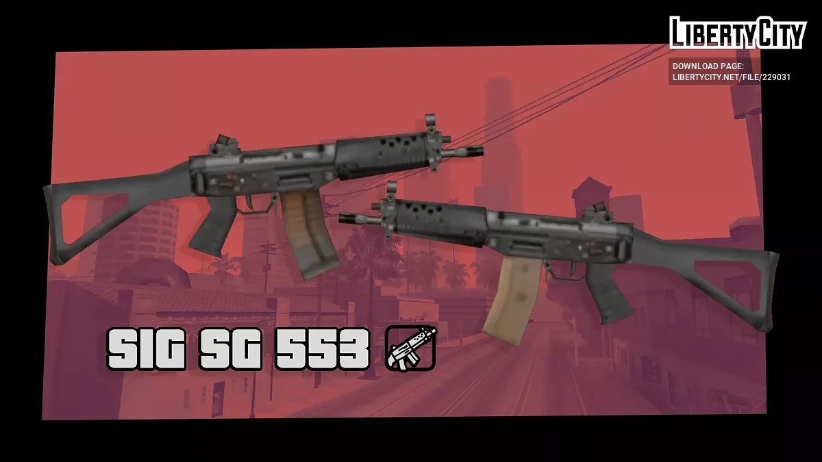 SIG SG 553 / GTA San Andreas