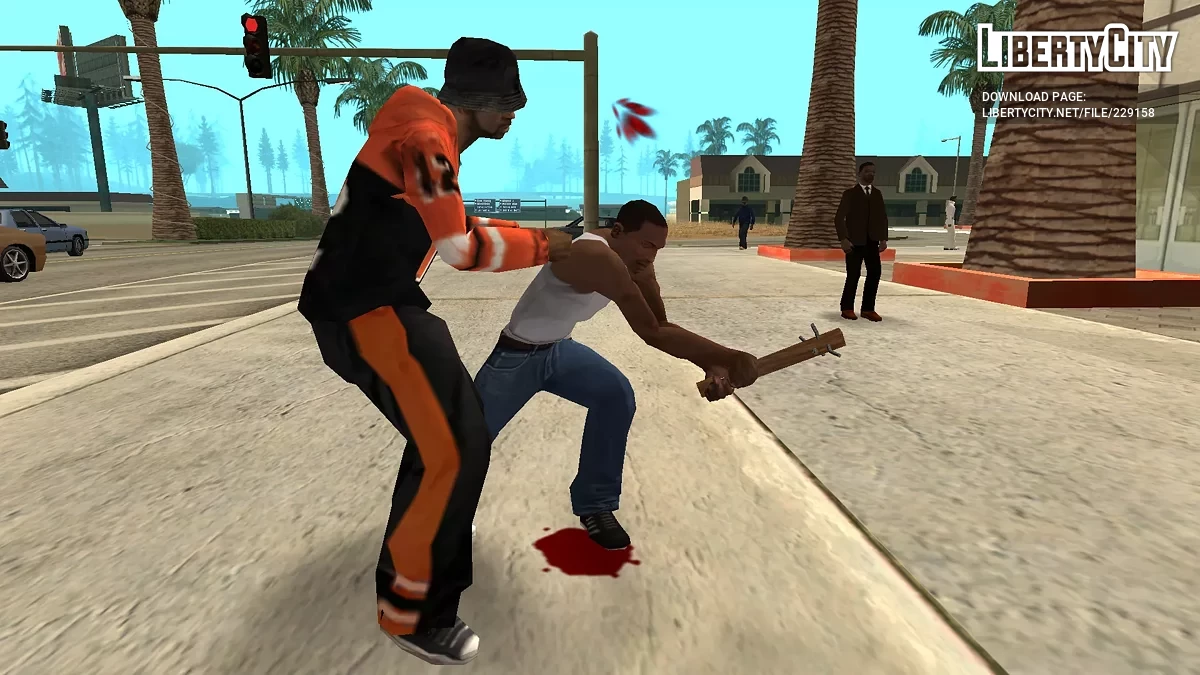 Деревянная доска с железными прутьями / GTA San Andreas