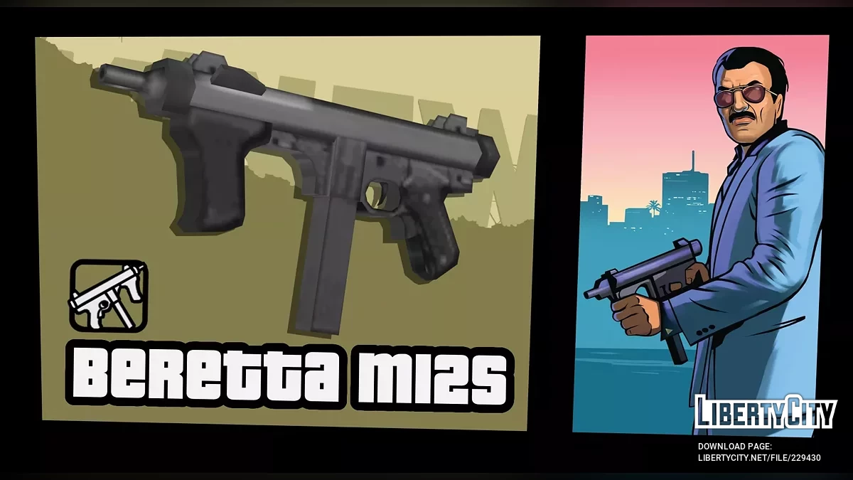 Beretta M12S / GTA San Andreas