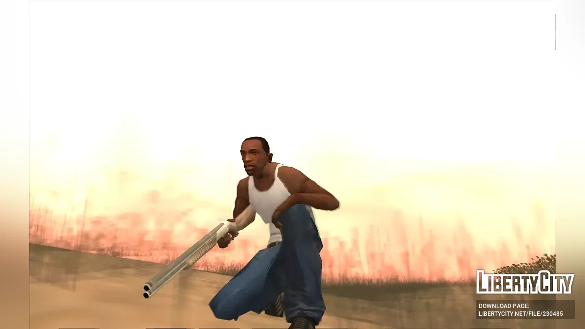 Бета-Оружие и Иконки / GTA San Andreas