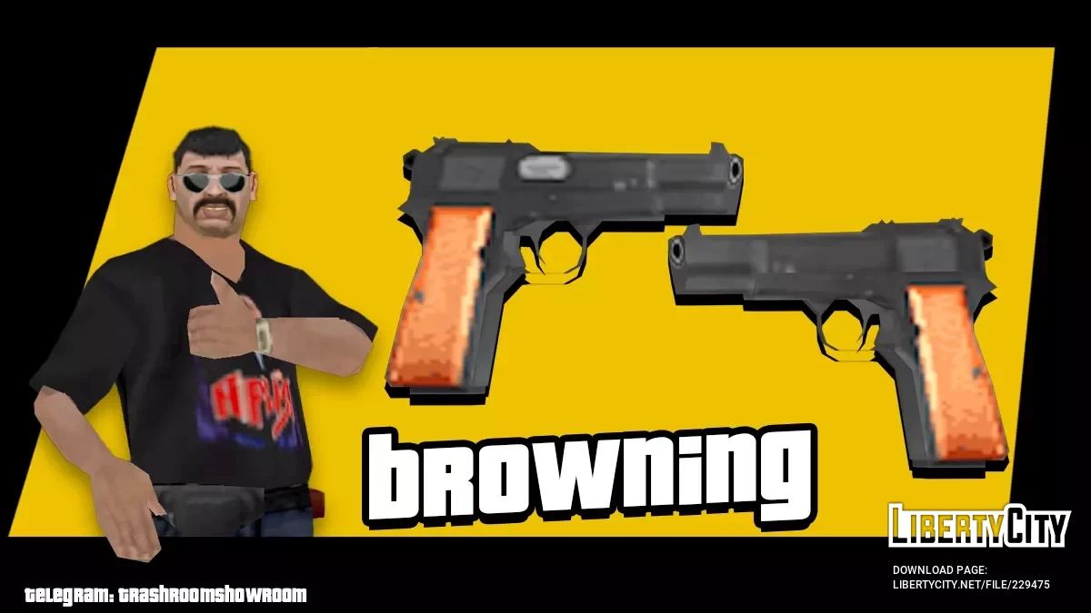 Browning Hi Power (SA-Style) / GTA San Andreas