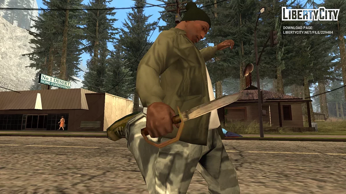 Нож Гражданской войны / GTA San Andreas