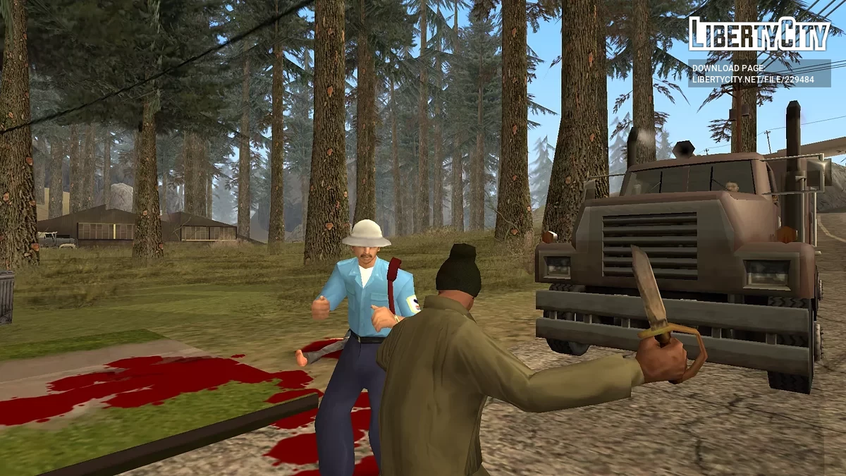 Нож Гражданской войны / GTA San Andreas