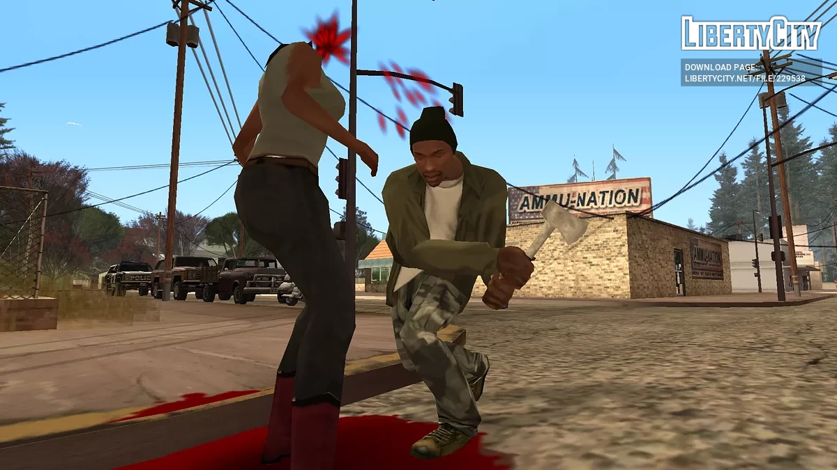 Топор / GTA San Andreas