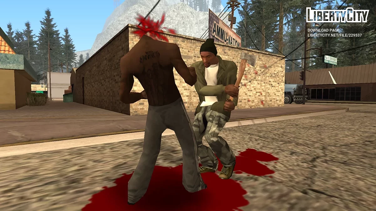 Длинный топор / GTA San Andreas