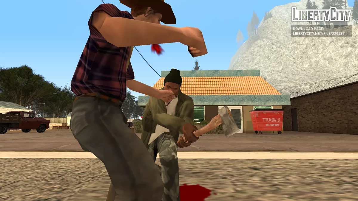 Длинный топор / GTA San Andreas