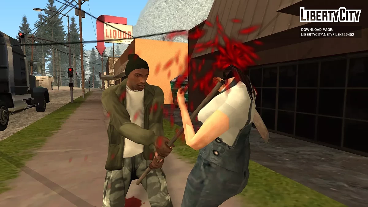 Длинная коса / GTA San Andreas