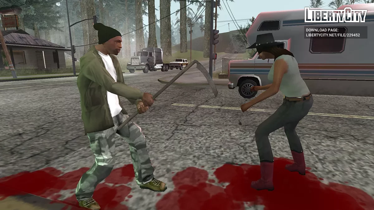 Длинная коса / GTA San Andreas