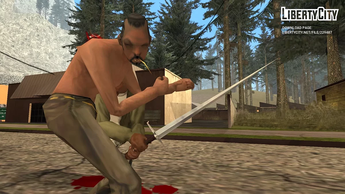 Длинный меч / GTA San Andreas