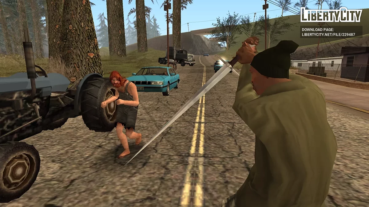 Длинный меч / GTA San Andreas