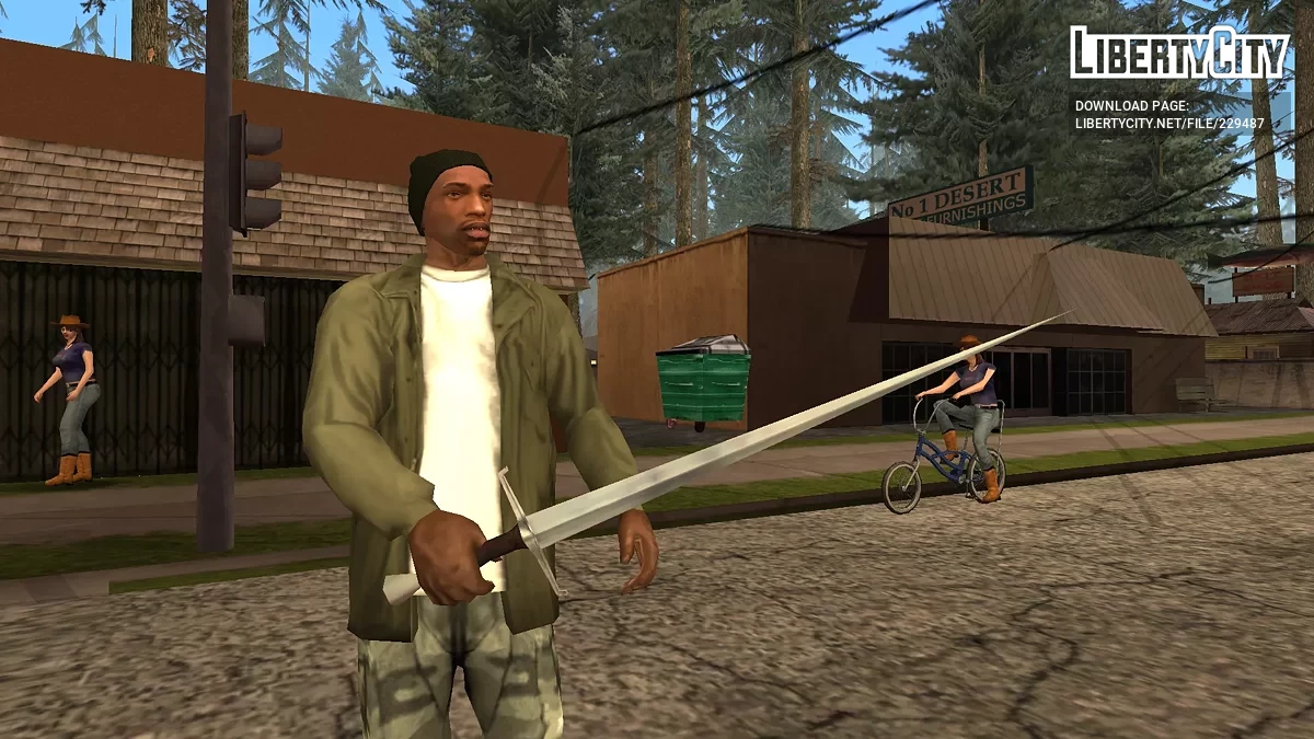 Длинный меч / GTA San Andreas