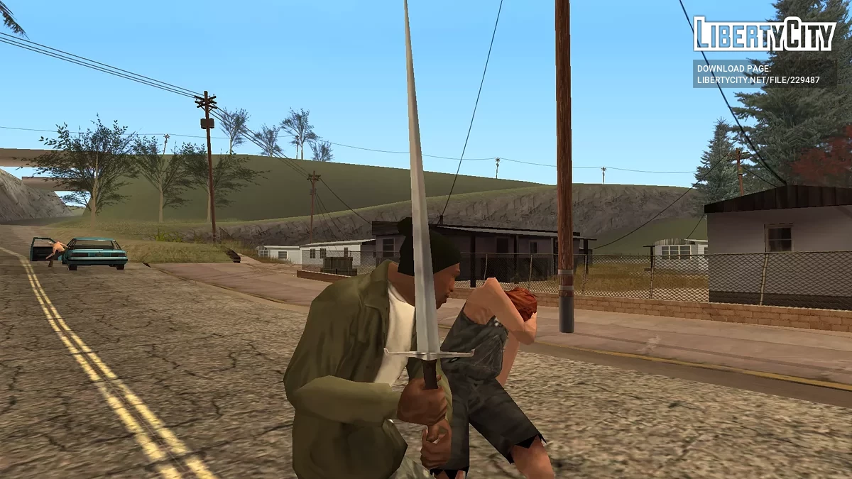 Длинный меч / GTA San Andreas