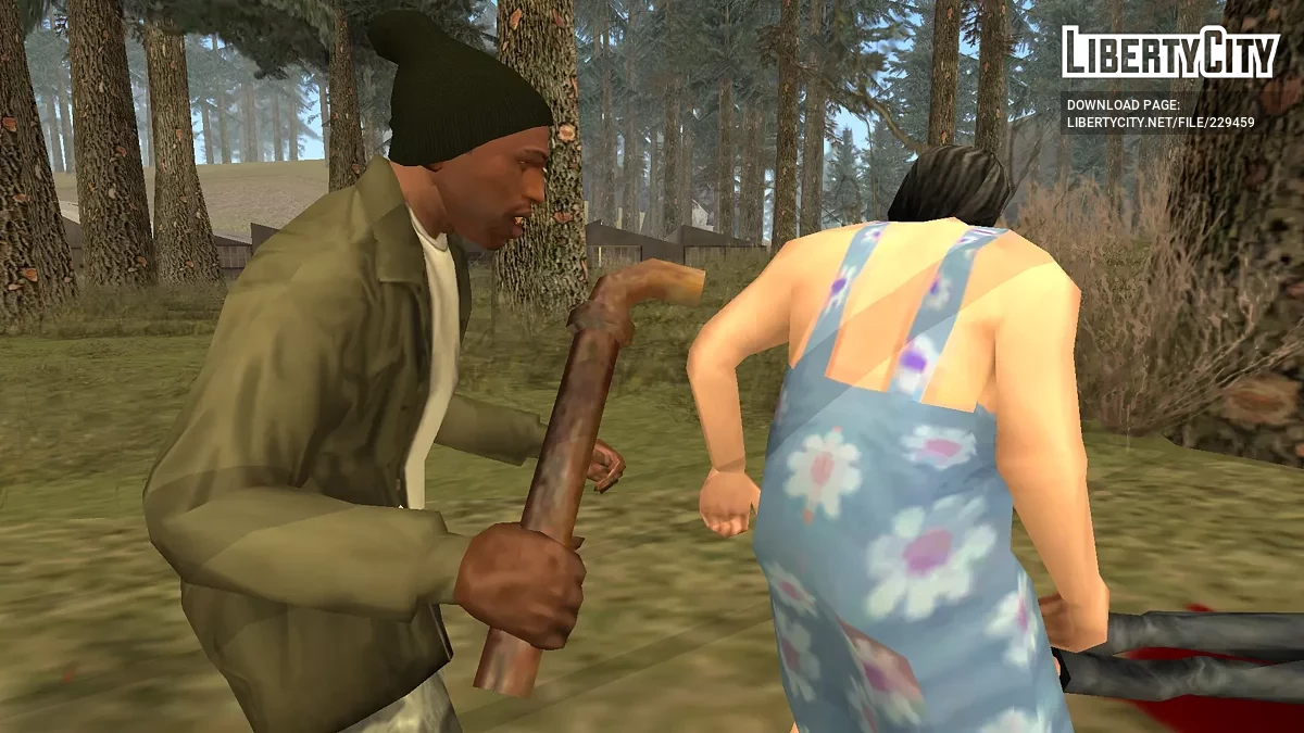 Ржавый водопроводный трубопровод / GTA San Andreas