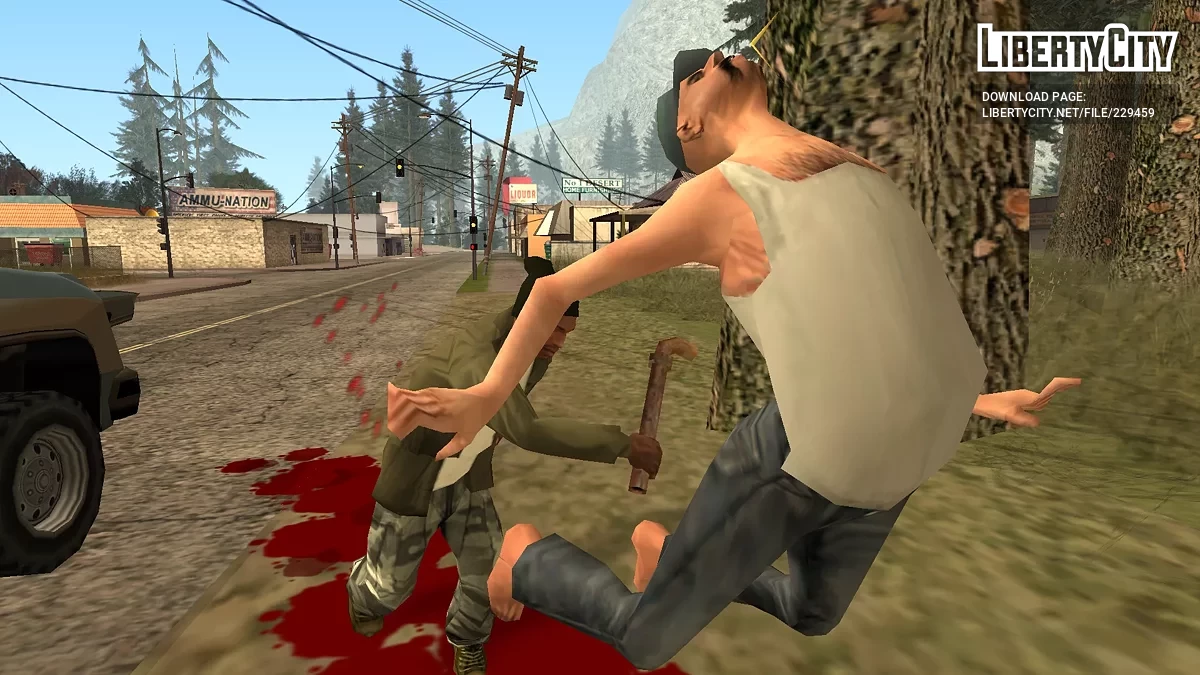 Ржавый водопроводный трубопровод / GTA San Andreas