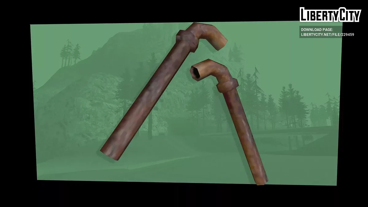 Ржавый водопроводный трубопровод / GTA San Andreas