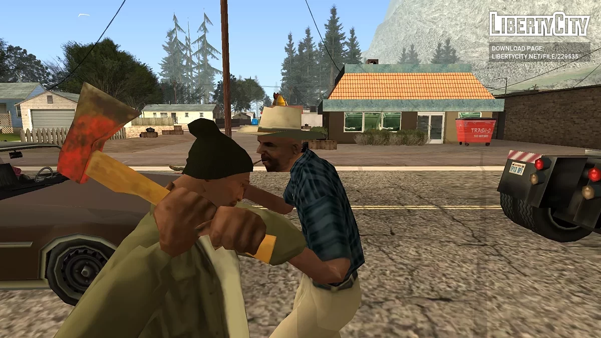 Маленький пожарный топор / GTA San Andreas