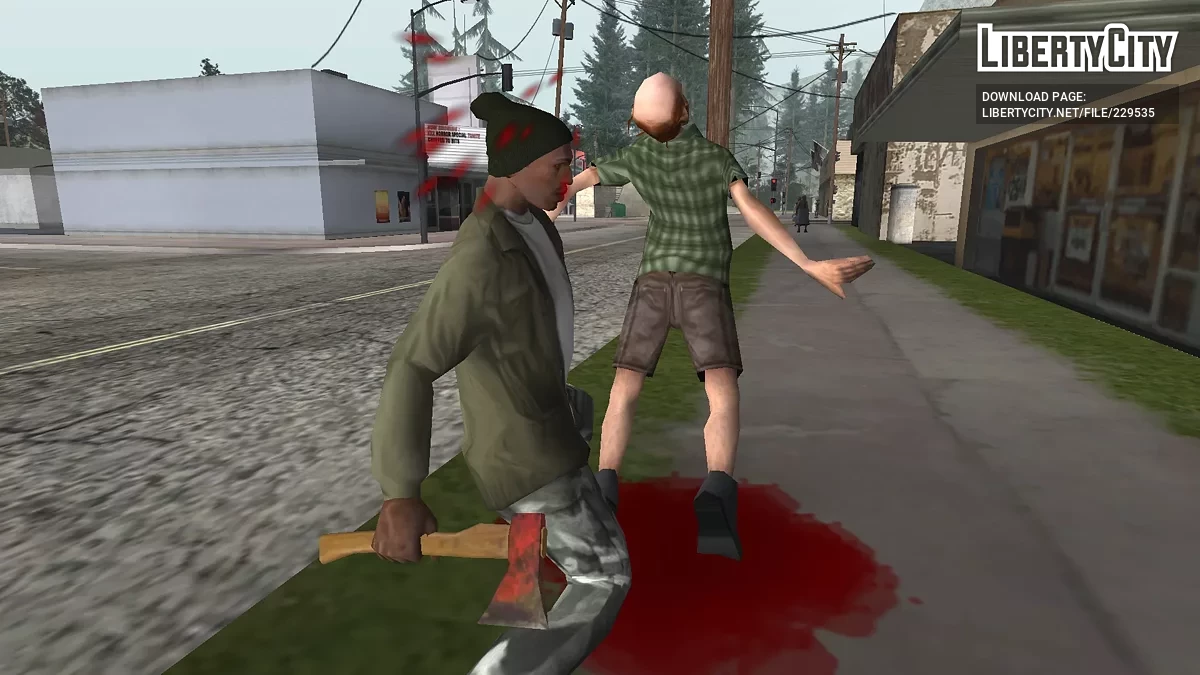 Маленький пожарный топор / GTA San Andreas