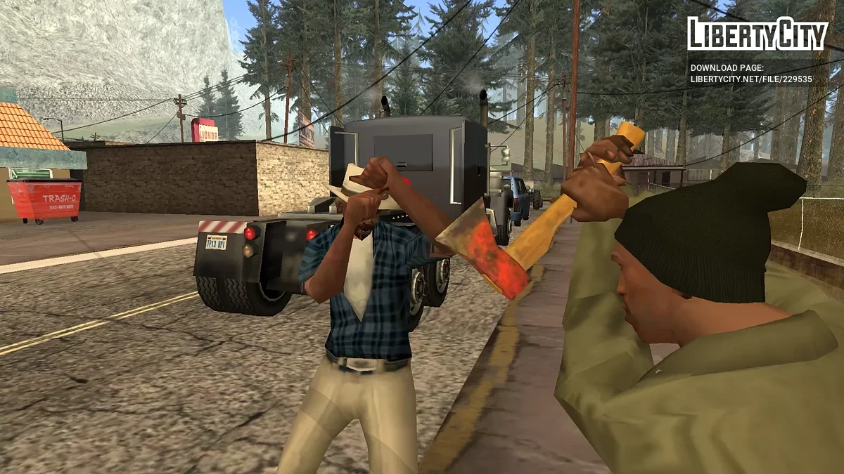 Маленький пожарный топор / GTA San Andreas