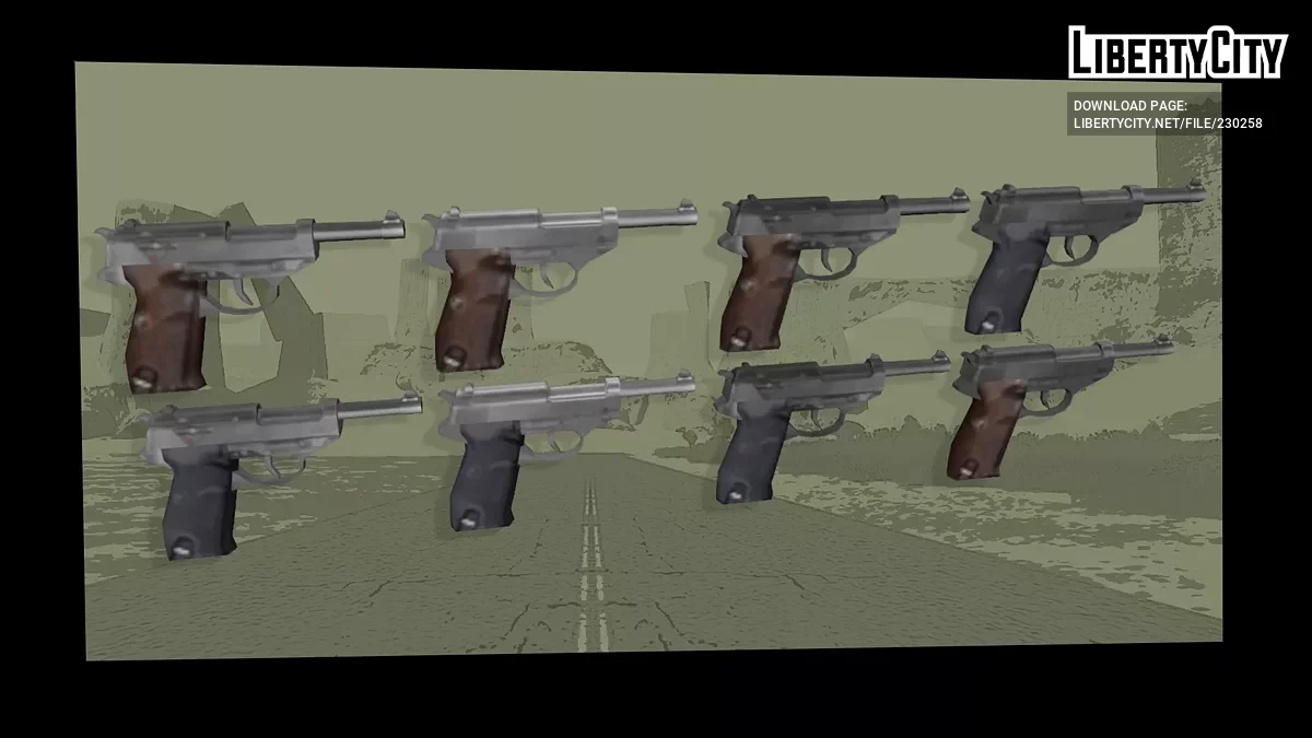 Вальтер P38 / GTA San Andreas