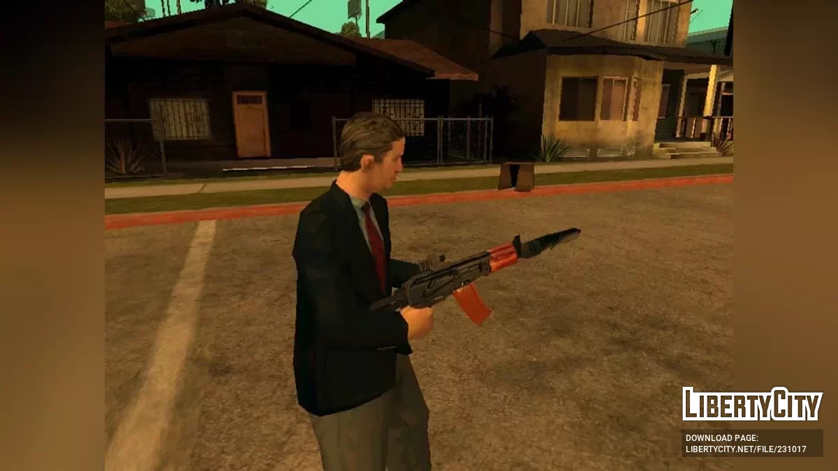 АКС-74У с ПБС и Канарейкой (SA Style) / GTA San Andreas