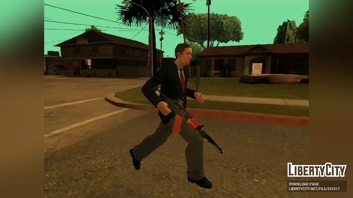 АКС-74У с ПБС и Канарейкой (SA Style) / GTA San Andreas