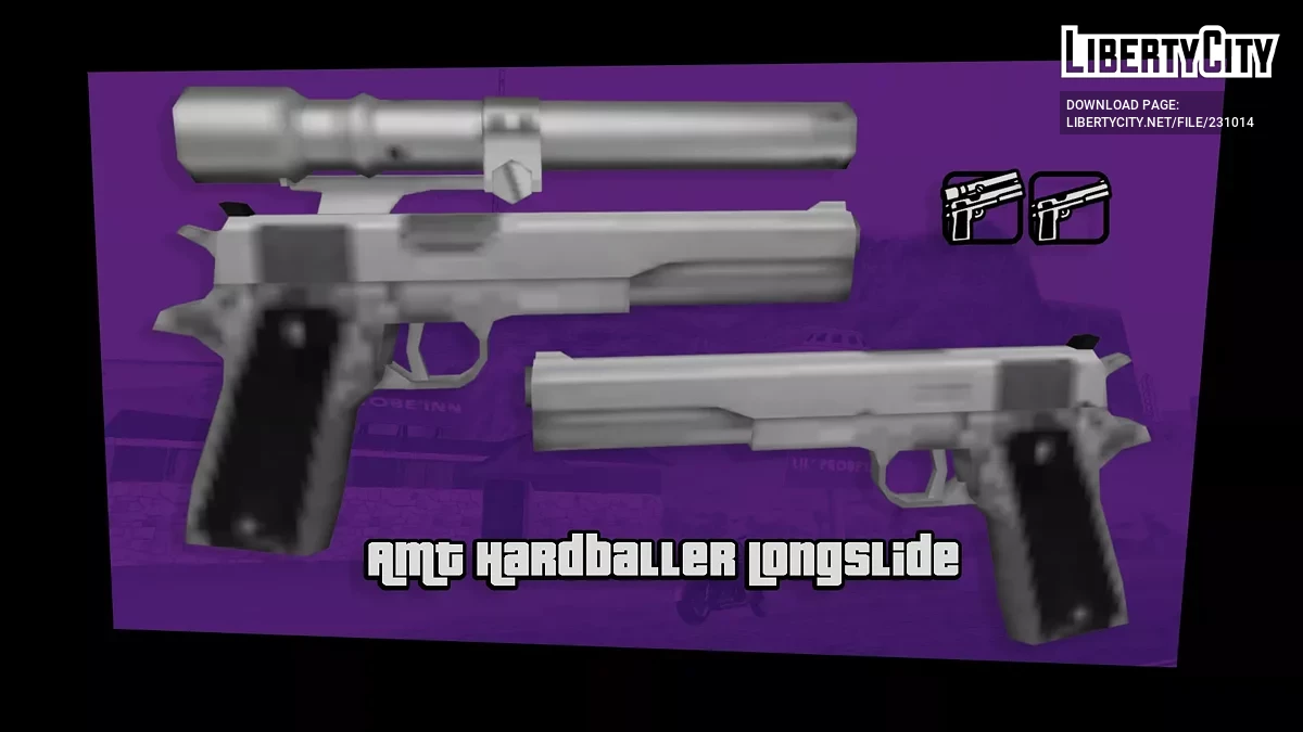 AMT Hardballer Longslide / GTA San Andreas