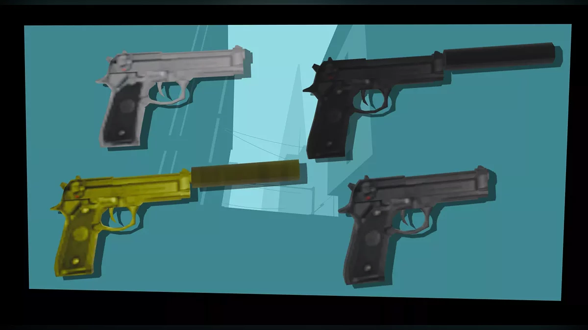 Beretta 92F Reimagined / GTA San Andreas