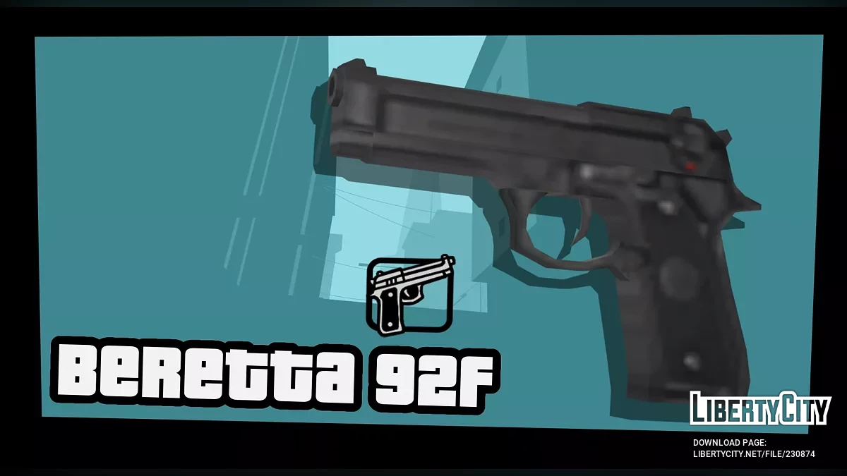 Beretta 92F Reimagined / GTA San Andreas
