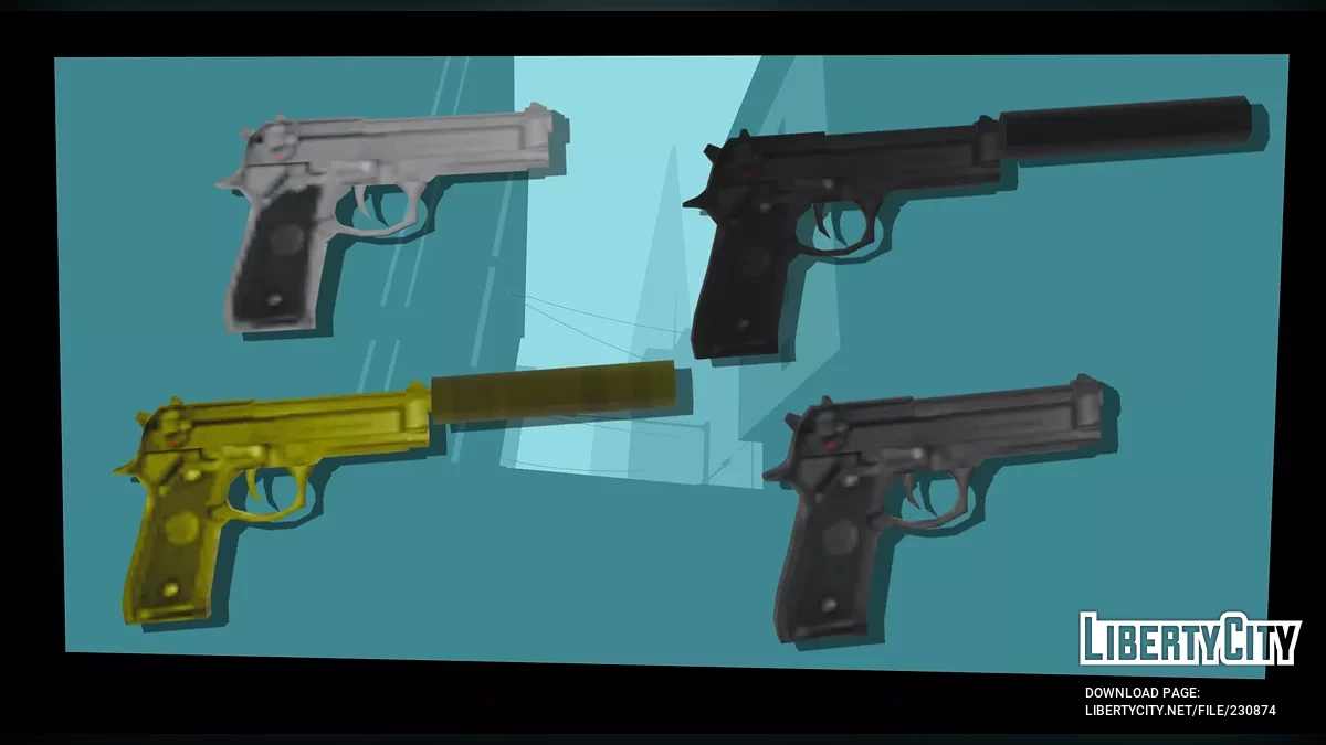 Beretta 92F Reimagined / GTA San Andreas